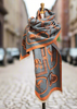 Luxury Equestrian Print Scarf - The Colette
