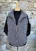 Blissful Adera Fleece Zip Vest - Grey