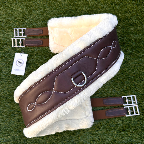 Blissful Pro Leather Hunter Girth with Liner options