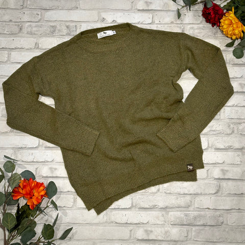 Blissful Blenheim Knit Sweater - Olive