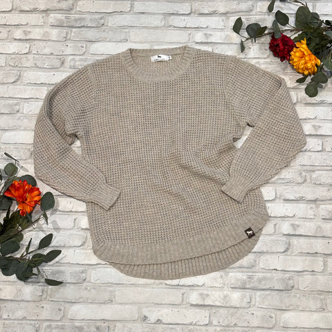 Blissful Crofton Knit Sweater - Oatmeal