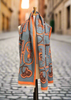 Luxury Equestrian Print Scarf - The Colette