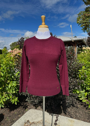 Blissful Show Sweater - Burgundy