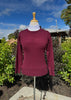 Blissful Show Sweater - Burgundy