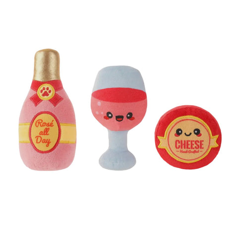 Rosé All Day Dog Toy Pack