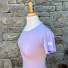 Blissful Prescott Short Sleeve Tech Top - Lilac