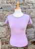 Blissful Prescott Short Sleeve Tech Top - Lilac