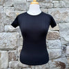 Blissful Prescott Short Sleeve Tech Top - Black