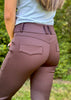 The Blissful Mila Knee Grip Breech - Chocolate