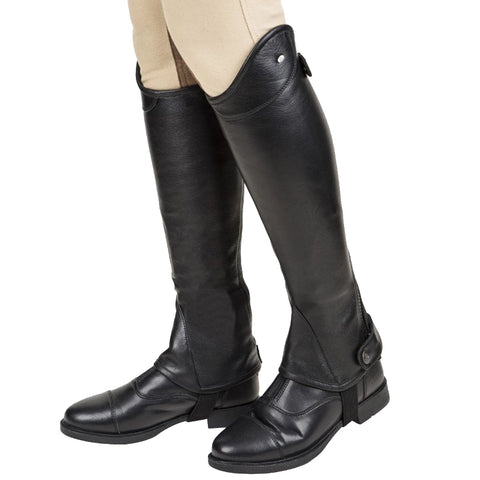 Lettia London Leather Half Chaps