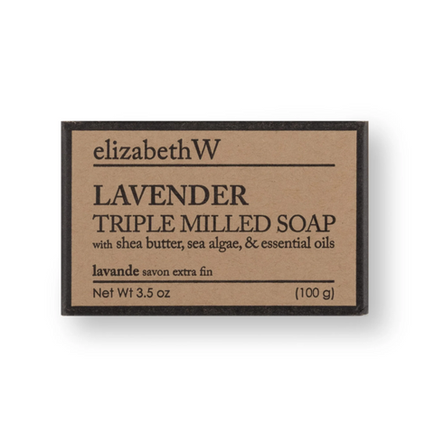 elizabethW Lavender Triple Milled Soap