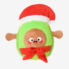Santa Avocado Dog Plush Toy