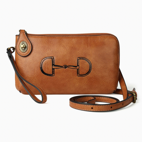 Awst Lila Vintage Snaffle Clutch Crossbody Bag