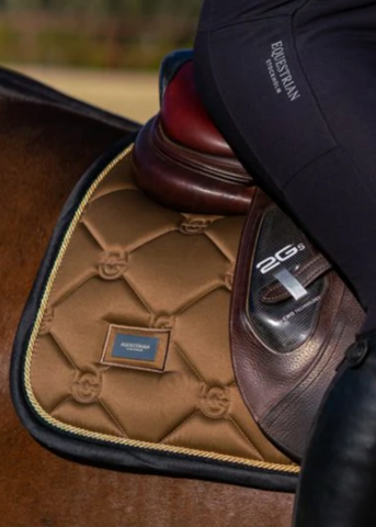 Equestrian Stockholm Golden Brass Jump Pad