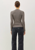 Blissful Mockneck Knit Sweater - Heather Smoke