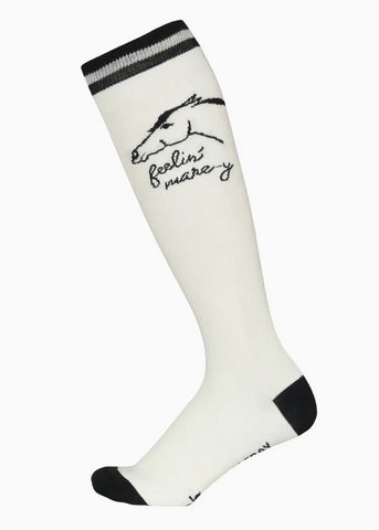 Dapplebay Knit Boot Socks-Feelin' Mare-Y