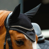 Equestrian Stockholm Modern Crystal Bonnet - Black