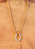 Blissful Crystal Horse Shoe 16” Necklace