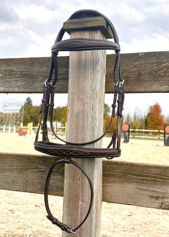 Wesley Taper Fancy Stitch Bridle with Flash