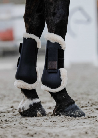 Equithème Teddy Tendon Boots - Black
