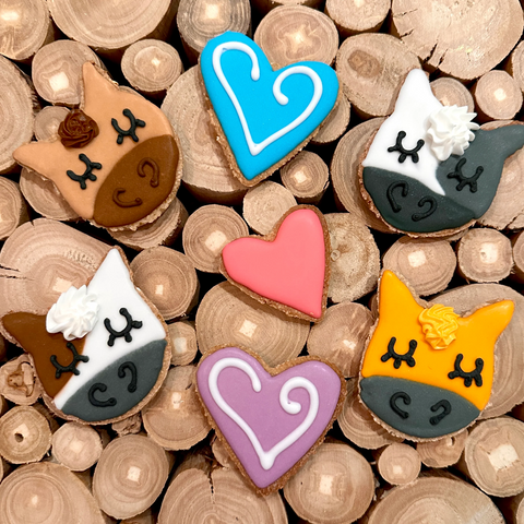Blissful Heart Horses Paint Cookie Pack