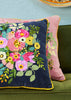 Jacinta Floral Embroidered Velvet Pillow