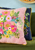 Jacinta Floral Embroidered Velvet Pillow