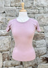 Blissful Prescott Short Sleeve Tech Top - Dusty Rose