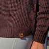 Blissful Crofton Knit Sweater - Chocolate