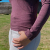 Blissful Prescott Tech Long Sleeve - Mulberry