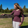 Blissful Prescott Tech Long Sleeve - Mulberry