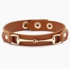 Vegan Leather Snaffle Bit Bracelet