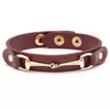 Vegan Leather Snaffle Bit Bracelet