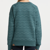 Ragwear Darinka Kids Zig Zag Pullover- Lagoon Green