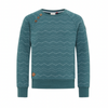 Ragwear Darinka Kids Zig Zag Pullover- Lagoon Green