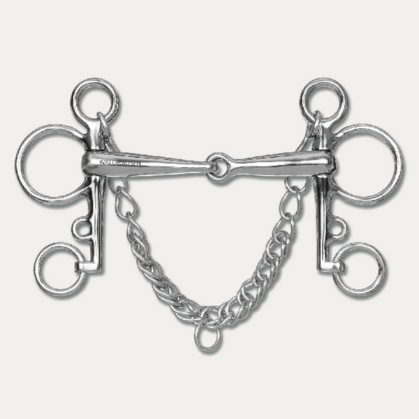 Waldhausen Pelham Massiccio Per Cavalli | Larghezza 11,5 Cm | Morso In Bocca Per Equitazione - 4