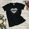 Blissful Equestrian Leopard Heart Liquid Tee