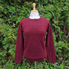 Blissful Blenheim Knit Sweater - Burgundy