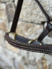 Triple Stitched Leather Halter with Solid Brass Hardware