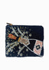 Hand Beaded Champagne Coin Purse