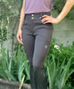 The Blissful Mila Knee Grip Breech - Charcoal