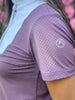 Blissful Blanca Short Sleeve Show Shirt - Plum