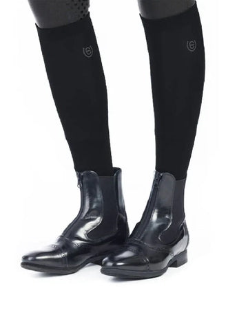 Equestrian Stockholm Logo Riding Socks Black