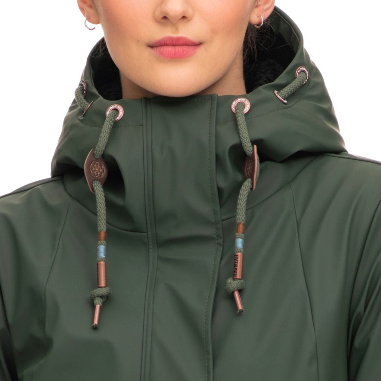 Carrington Dark The | Monadis Rain Ragwear - Shoppe Jacket Olive Teddy