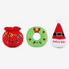 Christmas Holiday Plush Dog Toy Pack