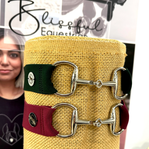 Blissful Snaffle Bit Stretch Belt