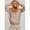 BluIvy Elevated Knit Hoodie - Oatmeal