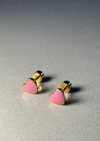 Pink Sweetheart Earrings
