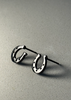 Stainless Steel Lucky Horse Shoe Earrings