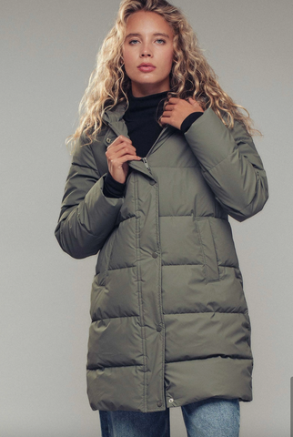 Longline Hooded Puffer Coat